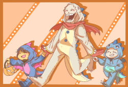 frisk (undertale) from halloween by sirokuro07