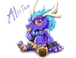 alistar (league of legends) from league of legends by sollyz