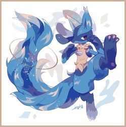 lucario from pokemon by auko