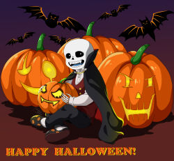 sans (undertale) from halloween by ginasuzumi