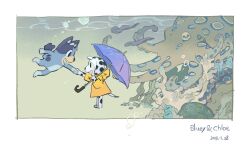 bluey heeler from bluey by allhailjotman