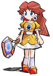 princess daisy from mario tennis by rakugaki shitagari-ya
