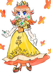 princess daisy from super mario bros. by rakugaki shitagari-ya