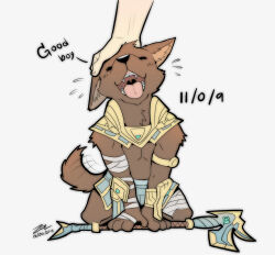 nasus from league of legends by sollyz