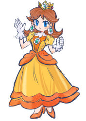princess daisy from super mario bros. by rakugaki shitagari-ya