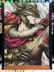 malenia blade of miquella from elden ring by stanley lau
