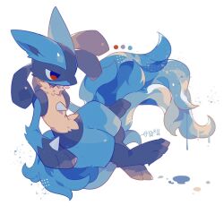 lucario from pokemon by auko
