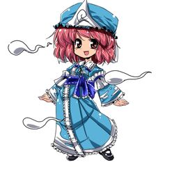 saigyouji yuyuko from touhou by kiku hitomoji