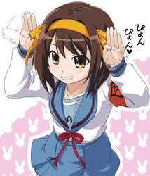 suzumiya haruhi from suzumiya haruhi no yuuutsu by youkan
