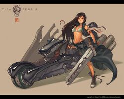 tifa lockhart from final fantasy by robert kim