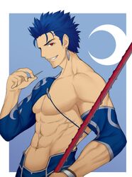 cu chulainn (fate/grand order) from fate/grand order by jian biao dashii kaede