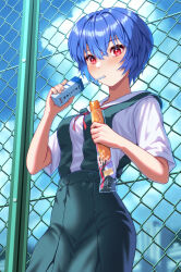 ayanami rei from neon genesis evangelion by yahha
