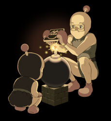 black bomberman from bomberman by sakkan