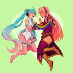 hatsune miku from vocaloid by xxlunawarriorxx