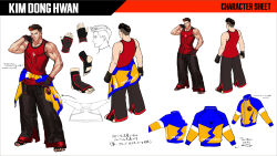 kim dong hwan from fatal fury by senno aki