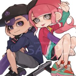 octoling from splatoon (series) by prat rat