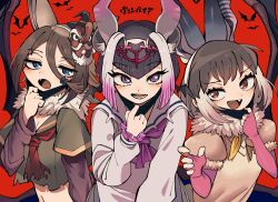 brown long-eared bat (kemono friends) from halloween by kanmoku-san