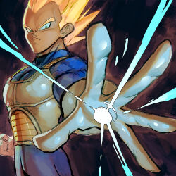 vegeta from dragon ball by garrett hanna