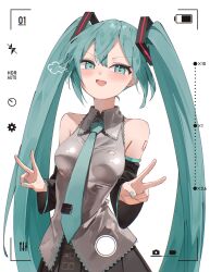 hatsune miku from vocaloid