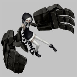strength (black rock shooter) from black rock shooter