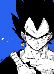 vegeta from dragon ball by liedein