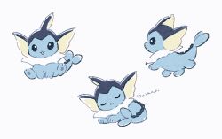 vaporeon from pokemon by yurano (upao)