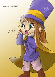 hat kid from a hat in time