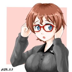 akaboshi koume from girls und panzer