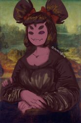 muffet from mona lisa by zackocafeina