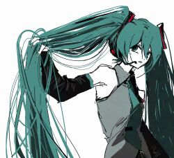hatsune miku from vocaloid by goguma wagamja