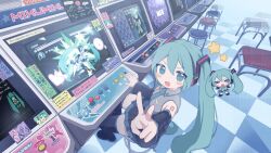 hatsune miku from vocaloid