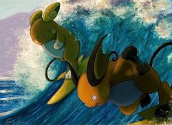 alolan raichu from pokemon by gyura