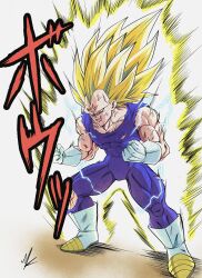 majin vegeta from dragon ball