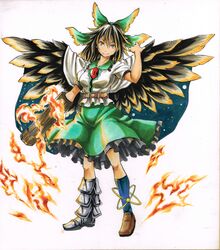 reiuji utsuho from touhou by koji (koji-a)