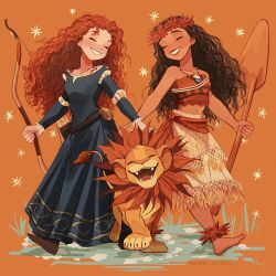 merida (brave) from brave (pixar) by melchencanto