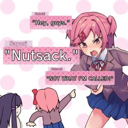 natsuki (doki doki literature club) from doki doki literature club by nerunemuteto