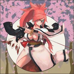 baiken from guilty gear by quentin lecuiller