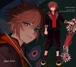 sora (kingdom hearts) from kingdom hearts by hat babo