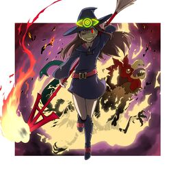 akko kagari from little witch academia by momojiri tarou
