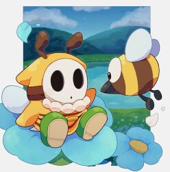 shy guy from super mario bros.