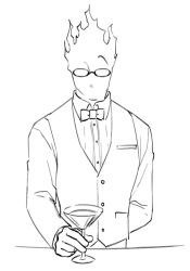 grillby from undertale by kimsinhyul