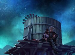 cloud strife from final fantasy by safaia