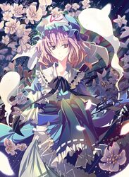 saigyouji yuyuko from touhou by yamadori yoshitomo