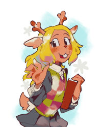 noelle holiday from deltarune by hakaba (ksni tbn)