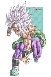 broly (dragon ball super) from dragon ball by beatlo (rodrigo38658978)