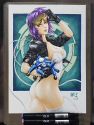 kusanagi motoko from ghost in the shell by kunkka