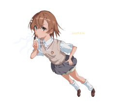 misaka mikoto from toaru kagaku no railgun