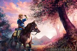 link from the legend of zelda by laovaan