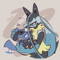 lucario from pokemon by advos