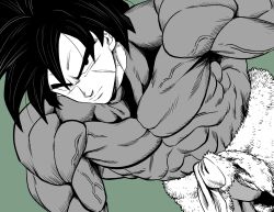 broly (dragon ball super) from dragon ball by lee (dragon garou)